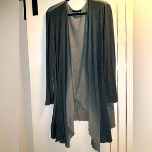 Pennington’s Grey Ombre Open Front Cardigan